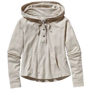 Patagonia Necessity Gray Terry Hooded Pullover SM